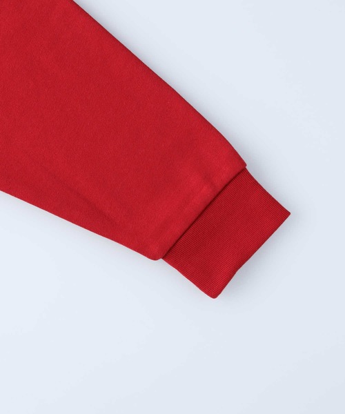 HONEYSUCKLE ROSE（ハニーサックルローズ）の「【HONEYSUCKLE ROSE】カレッジロゴクルースウェット（スウェット・レディース・ブラウン/レッド/ダークグレー/キナリ・M/L）」の7枚目の写真