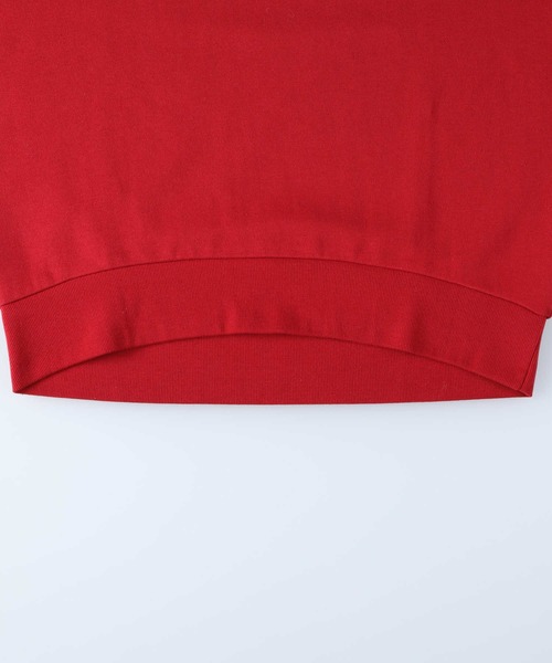 HONEYSUCKLE ROSE（ハニーサックルローズ）の「【HONEYSUCKLE ROSE】カレッジロゴクルースウェット（スウェット・レディース・ブラウン/レッド/ダークグレー/キナリ・M/L）」の6枚目の写真