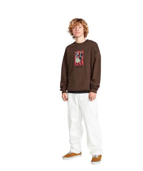 VOLCOM(ボルコム)の「【VOLCOM】FA BOB MOLLEMA CREW(スウェット・メンズ・ダークブラウン・X-LARGE/MEDIUM/SMALL/LARGE)」の8枚目の写真
