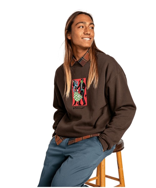 VOLCOM(ボルコム)の「【VOLCOM】FA BOB MOLLEMA CREW(スウェット・メンズ・ダークブラウン・X-LARGE/MEDIUM/SMALL/LARGE)」の9枚目の写真