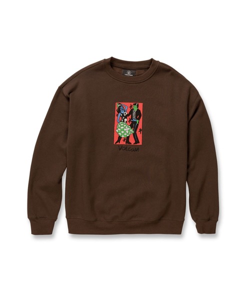VOLCOM(ボルコム)の「【VOLCOM】FA BOB MOLLEMA CREW(スウェット・メンズ・ダークブラウン・X-LARGE/MEDIUM/SMALL/LARGE)」の2枚目の写真