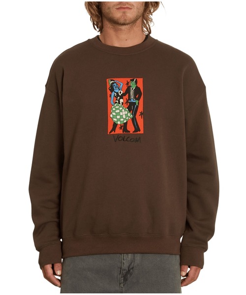 VOLCOM(ボルコム)の「【VOLCOM】FA BOB MOLLEMA CREW(スウェット・メンズ・ダークブラウン・X-LARGE/MEDIUM/SMALL/LARGE)」の5枚目の写真