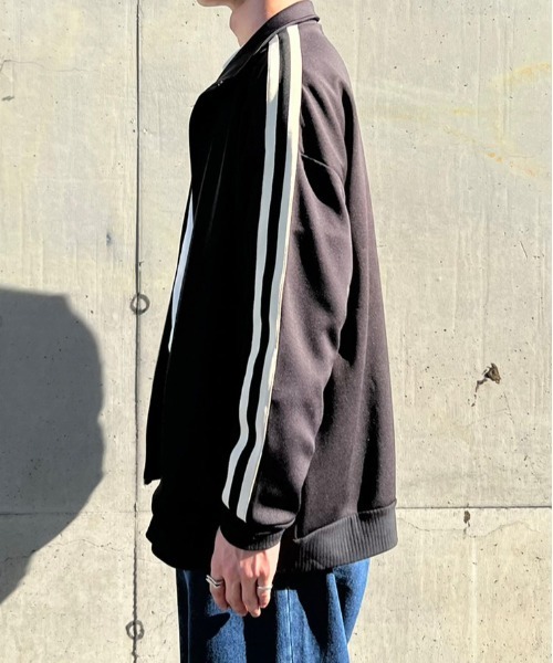 kutir（クティール）の「サイドライントラックジャケット（ブルゾン・メンズ・ブラック/ネイビー/ダークグリーン・LARGE/MEDIUM）」の9枚目の写真