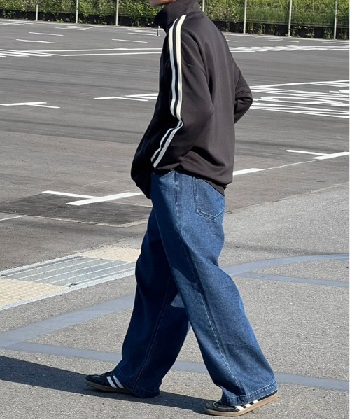 kutir（クティール）の「サイドライントラックジャケット（ブルゾン・メンズ・ブラック/ネイビー/ダークグリーン・LARGE/MEDIUM）」の6枚目の写真