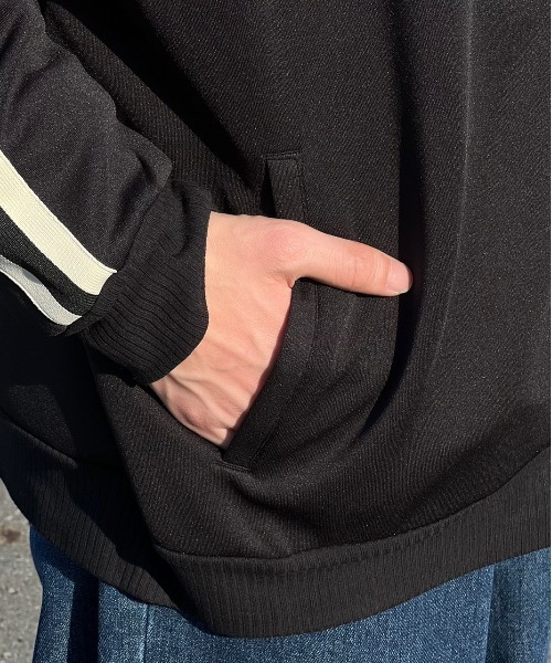 kutir（クティール）の「サイドライントラックジャケット（ブルゾン・メンズ・ブラック/ネイビー/ダークグリーン・LARGE/MEDIUM）」の14枚目の写真