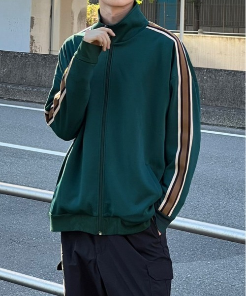 kutir（クティール）の「サイドライントラックジャケット（ブルゾン・メンズ・ブラック/ネイビー/ダークグリーン・LARGE/MEDIUM）」の20枚目の写真