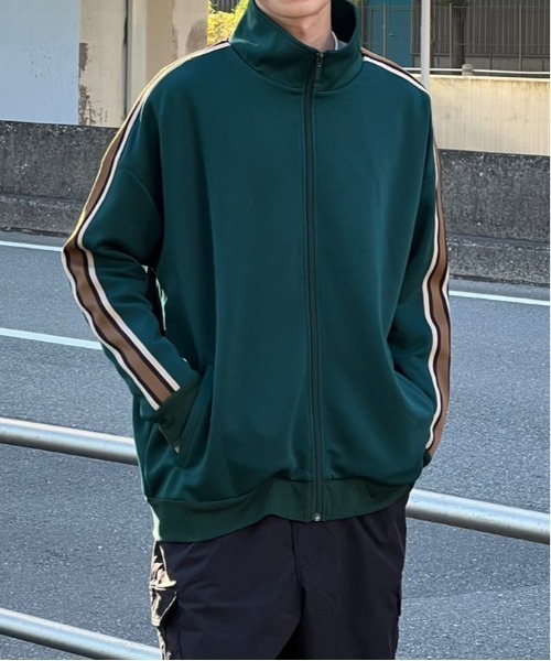 kutir（クティール）の「サイドライントラックジャケット（ブルゾン・メンズ・ブラック/ネイビー/ダークグリーン・LARGE/MEDIUM）」の19枚目の写真