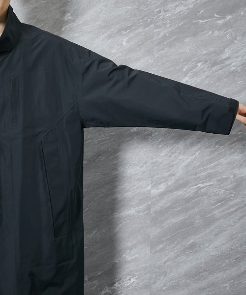 CITY TOKYO（シティトウキョウ）の「TOKYO TEX 3レイヤースタンドコート〈撥水・防風・透湿〉（ステンカラーコート・メンズ・ブラック/ダークグリーン/ベージュ・1/2）」の5枚目の写真