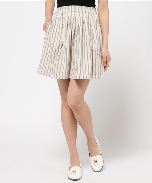 WEGO（ウィゴー）の「WEGO/ストライプフレアスカート（スカート・レディース・ホワイト/ブルー・FREE）」の11枚目の写真