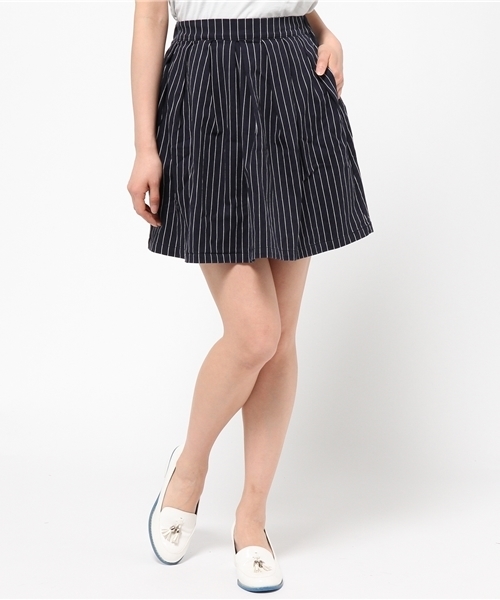 WEGO（ウィゴー）の「WEGO/ストライプフレアスカート（スカート・レディース・ホワイト/ブルー・FREE）」の12枚目の写真