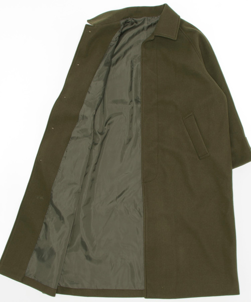 coca(coca)(コカ)の「ステンカラーコート(ダウンジャケット/コート・レディース・カーキ/チャコール・M/L)」の4枚目の写真