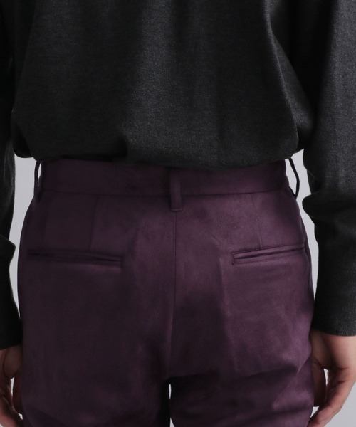 HARE(ハレ)の「【SETUP対応】トロミフェイクスウェードフレアパンツ(その他パンツ・メンズ・グレー/ブラック/パープル・MEDIUM/SMALL)」の15枚目の写真