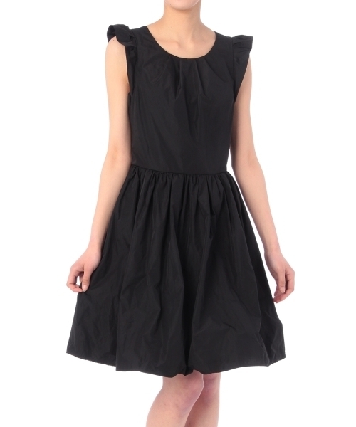 Rubyrivet(ルビーリベット)の「フレンチタフタワンピース(ワンピース・レディース・ピンク/ブラック・36/38)」の2枚目の写真