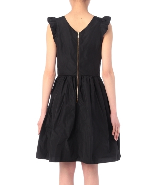 Rubyrivet(ルビーリベット)の「フレンチタフタワンピース(ワンピース・レディース・ピンク/ブラック・36/38)」の4枚目の写真