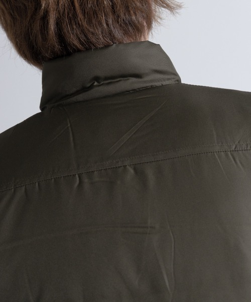 NYLAUS(ナイラス)の「ハッピーフェイクダウンベスト(ダウンベスト・メンズ・カーキ/ブラック/グレイッシュベージュ・M/L)」の16枚目の写真