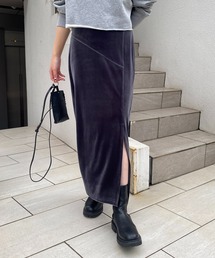 CAPRICIEUX LE'MAGE | ベロアフィットスカート(スカート)