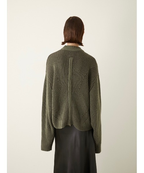 LA PEAU DE GEM ラポドゥジェムmesh knit pullover LA PEAU DE GEM（ラポドゥジェム）の「【LA PEAU DE GEM