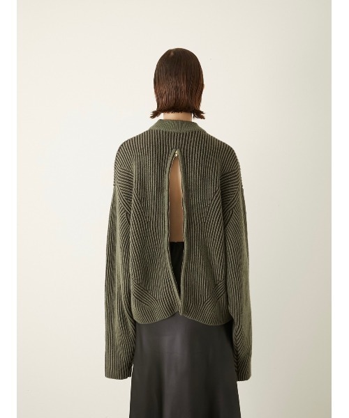 トップス tyn.tgor cable bustier la peau de gem LA PEAU DE GEM】twin knit/ツインニット（ニット/セーター