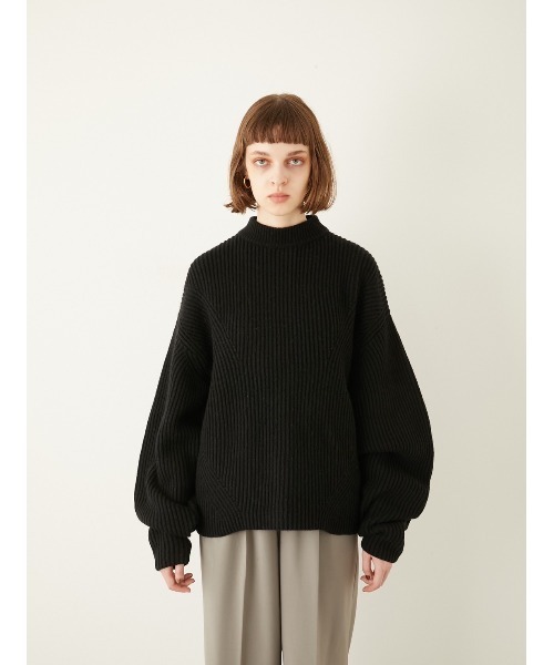 LA PEAU DE GEM ラポドゥジェムmesh knit pullover LA PEAU DE GEM（ラポドゥジェム）の「【LA PEAU DE GEM