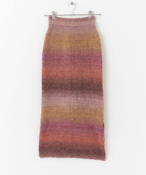 SENSE OF PLACE by URBAN RESEARCH(センスオブプレイスバイアーバンリサーチ)の「ブークレグラデーションニットスカート(スカート・レディース・グリーン系その他/ブルー系その他/ピンク系その他/ブラウン系その他・ONE)」の13枚目の写真