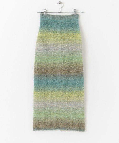 SENSE OF PLACE by URBAN RESEARCH(センスオブプレイスバイアーバンリサーチ)の「ブークレグラデーションニットスカート(スカート・レディース・グリーン系その他/ブルー系その他/ピンク系その他/ブラウン系その他・ONE)」の17枚目の写真