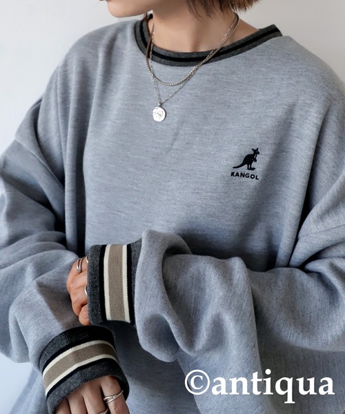 antiqua（アンティカ）の「KANGOLロゴ入りトレーナー（スウェット