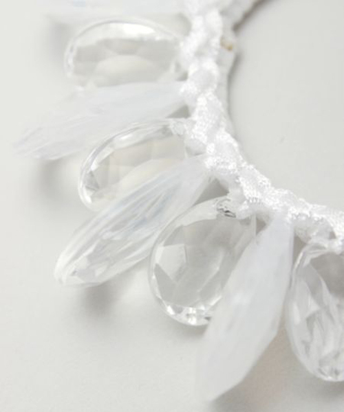 チャイハネ（チャイハネ）の「【チャイハネ】しずくビーズヘアゴム（ヘアゴム・レディース・ブラック/グリーン/パープル/ホワイト/アクア・FREE）」の8枚目の写真