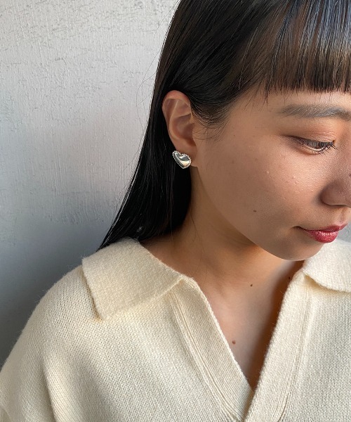 PHILIPPE AUDIBERT（フィリップ オーディベール）の「[PHILIPPE AUDIBERT/フィリップ オーディベール] WANDA ハートモチーフシルバーリング（リング・レディース・シルバー・ONE SIZE）」の8枚目の写真