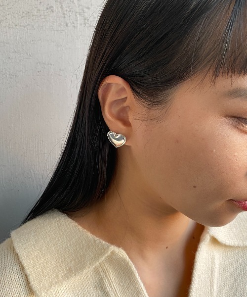 PHILIPPE AUDIBERT（フィリップ オーディベール）の「[PHILIPPE AUDIBERT/フィリップ オーディベール] WANDA ハートモチーフシルバーリング（リング・レディース・シルバー・ONE SIZE）」の7枚目の写真