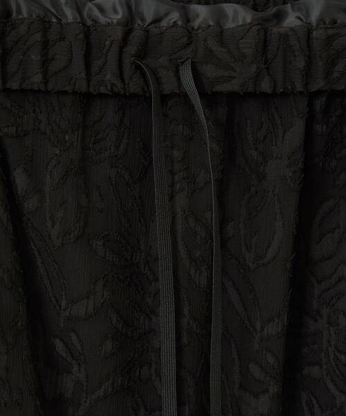 green label relaxing（グリーンレーベルリラクシング）の「カット ジャカード ティアード スカート（スカート・レディース・ホワイト/ブラック/ライム・FREE）」の11枚目の写真