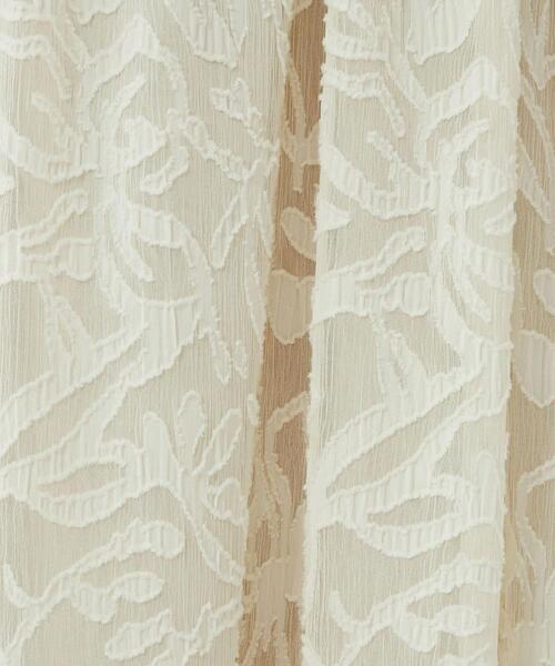 green label relaxing（グリーンレーベルリラクシング）の「カット ジャカード ティアード スカート（スカート・レディース・ホワイト/ブラック/ライム・FREE）」の14枚目の写真