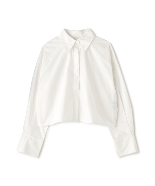 N.（N. Natural Beauty Basic）（エヌエヌナチュラルビューティーベーシック）の「◆ロングポイントショートシャツ（シャツ/ブラウス・レディース・ストライプ/オフホワイト・MEDIUM）」の16枚目の写真