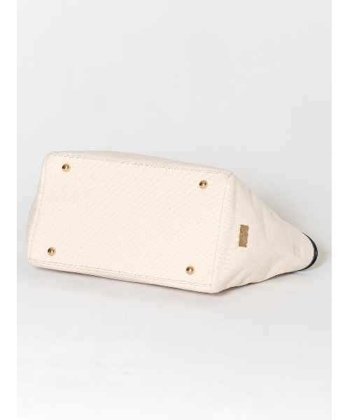 Soir,5 COCOTTE PARIS（ソワールイブニングココットパリ）の「Canvas tote bag Msize（ハンドバッグ・レディース・ホワイト/ブラック/キャメル・MEDIUM）」の13枚目の写真