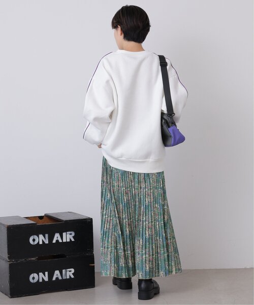 DOUBLE NAME（ダブルネーム）の「オリジナルドローイングプリント消しプリーツスカート（スカート・レディース・キナリ/ネイビー/グリーン・FREE）」の12枚目の写真