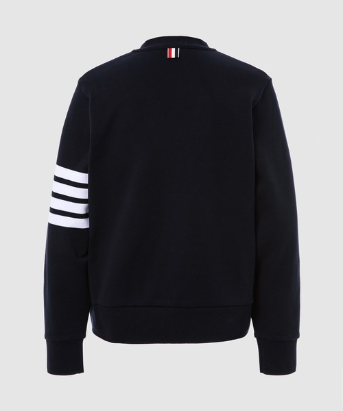 THOM BROWNE（トムブラウン）の「V NECK CARDIGAN IN CLASSIC LOOP BACK W/ ENGINEERED 4 BAR SLEEVE（カーディガン/ボレロ・メンズ・ネイビー/グレー・0/1/2）」の3枚目の写真