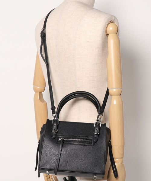 KOBE LETTUCE(コウベレタス)の「ジップデザインスクエアショルダーバッグ(ショルダーバッグ・レディース・ベージュ/ブラック/ブラウン系その他/チャコールグレー・FREE)」の6枚目の写真