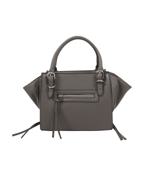 KOBE LETTUCE(コウベレタス)の「ジップデザインスクエアショルダーバッグ(ショルダーバッグ・レディース・ベージュ/ブラック/ブラウン系その他/チャコールグレー・FREE)」の16枚目の写真