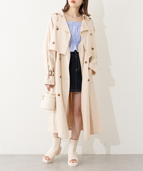 Chico(チコ)の「【REVIVAL】3wayセパレートトレンチコート(トレンチコート・レディース・ベージュ/アイボリー・FREE)」の2枚目の写真