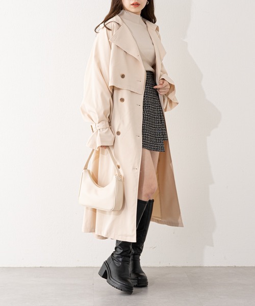 Chico(チコ)の「【REVIVAL】3wayセパレートトレンチコート(トレンチコート・レディース・ベージュ/アイボリー・FREE)」の3枚目の写真