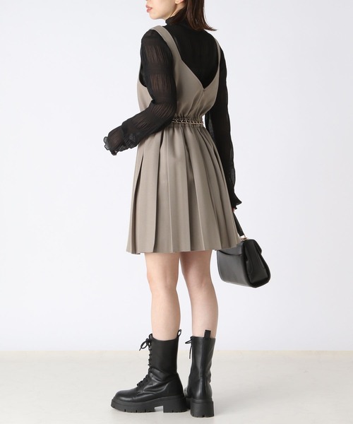 Heather(ヘザー)の「ダンダンシアーカットソー 182349(Tシャツ/カットソー・レディース・アイボリー/グレイッシュブルー/ブラック/ピンク・FREE)」の12枚目の写真