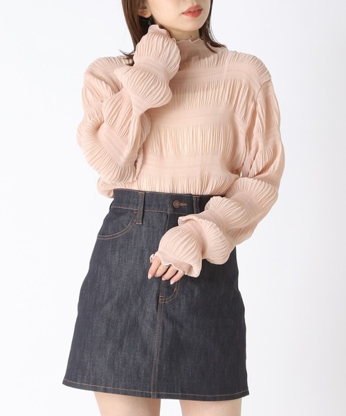 Heather(ヘザー)の「ダンダンシアーカットソー 182349(Tシャツ/カットソー・レディース・アイボリー/グレイッシュブルー/ブラック/ピンク・FREE)」の18枚目の写真