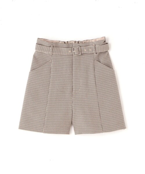 FREE'S MART（フリーズマート）の「【Sシリーズ対応】◆先染めチェックベルト付きショートパンツ（その他パンツ・レディース・ベージュ系その他/ブラウン系その他・X-SMALL/SMALL/MEDIUM）」の11枚目の写真