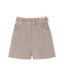 FREE'S MART | 【Sシリーズ対応】◆先染めチェックベルト付きショートパンツ(その他パンツ)