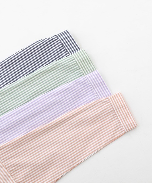 osharewalker（オシャレウォーカー）の「【廃盤】『ストライプ柄カラーシャツ』（シャツ/ブラウス・レディース・ラベンダー/コーラル/ネイビー/グリーン・FREE）」の21枚目の写真