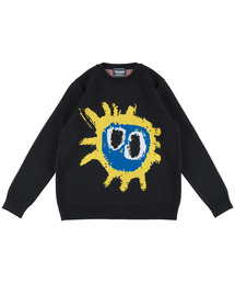 MEDICOM TOY LIFE ENTERTAINMENT(fBRgCCtG^[eCg)MLE Primal Scream "screamadelica" KNIT GANG COUNCIL CREWNECK SWEATER "screamadelica"?(jbg/Z[^[)