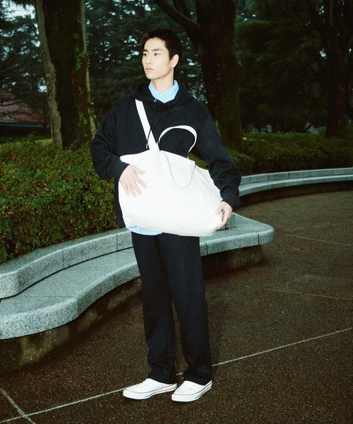 WEGO（ウィゴー）の「WEGO/【セットアップ対応】スーパーヘビーウェイト プルオーバーパーカー（パーカー・メンズ・ブラック/杢グレー・LARGE/MEDIUM）」の13枚目の写真