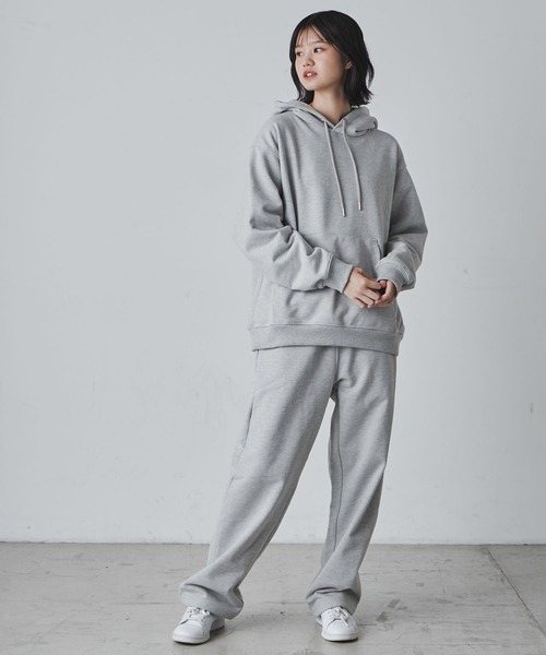 WEGO（ウィゴー）の「WEGO/【セットアップ対応】スーパーヘビーウェイト プルオーバーパーカー（パーカー・メンズ・ブラック/杢グレー・LARGE/MEDIUM）」の19枚目の写真