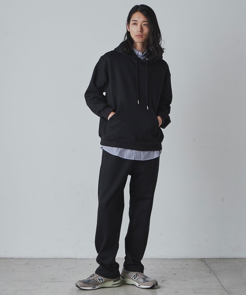 WEGO（ウィゴー）の「WEGO/【セットアップ対応】スーパーヘビーウェイト プルオーバーパーカー（パーカー・メンズ・ブラック/杢グレー・LARGE/MEDIUM）」の16枚目の写真