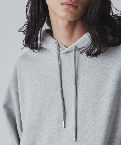 WEGO（ウィゴー）の「WEGO/【セットアップ対応】スーパーヘビーウェイト プルオーバーパーカー（パーカー・メンズ・ブラック/杢グレー・LARGE/MEDIUM）」の20枚目の写真