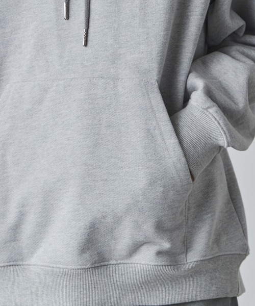 WEGO（ウィゴー）の「WEGO/【セットアップ対応】スーパーヘビーウェイト プルオーバーパーカー（パーカー・メンズ・ブラック/杢グレー・LARGE/MEDIUM）」の21枚目の写真